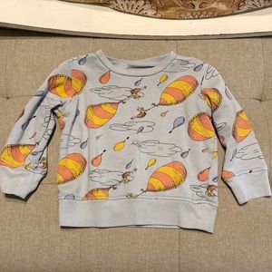 2T toddler boy or girl unisex crew neck sweatshirt Dr. Seuss